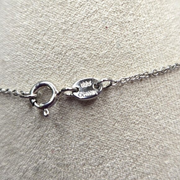 Dainty CZ 925 Peace Sign Bracelet - Picture 5 of 8